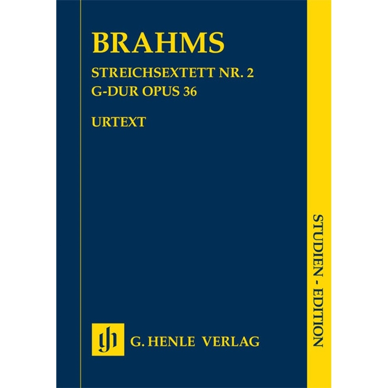 Brahms, Johannes - String Sextet no. 2 in G major op. 36