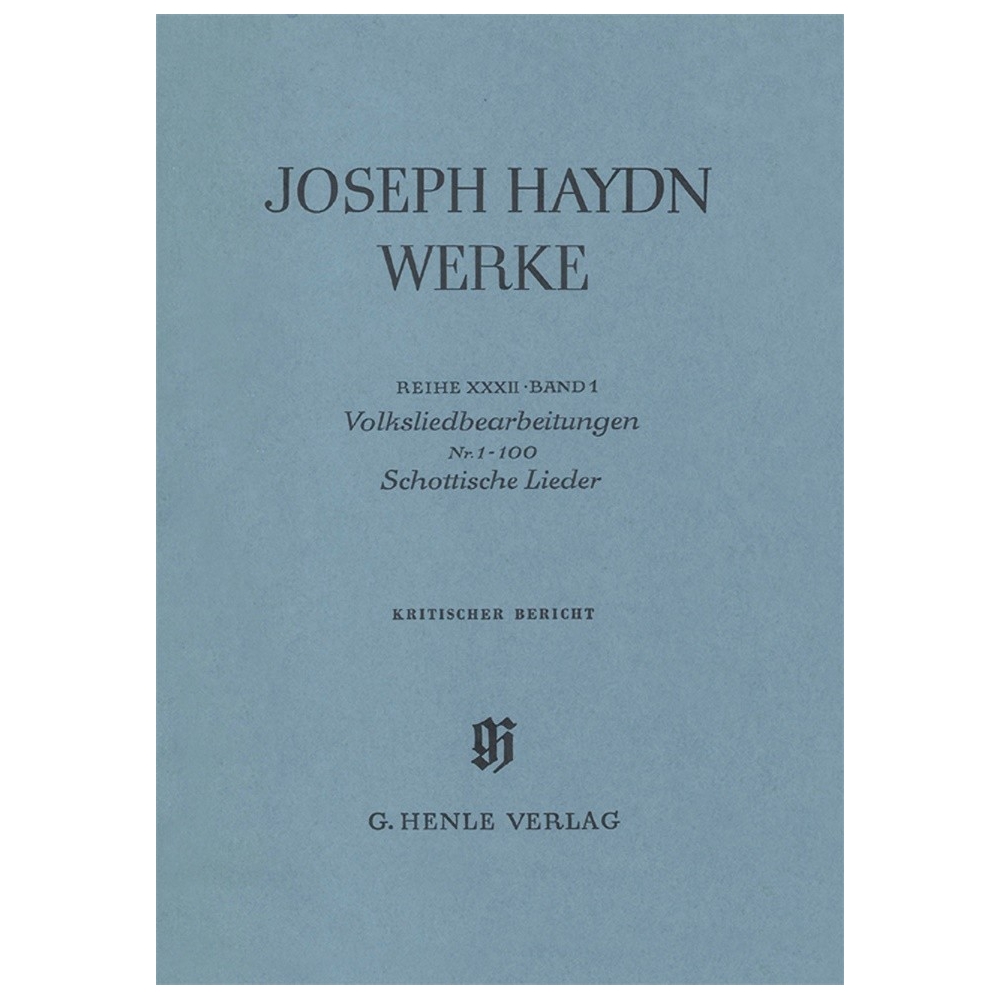 Haydn, Joseph - Arrangements of Folk Songs No. 1 - 100 Scottish Songs 