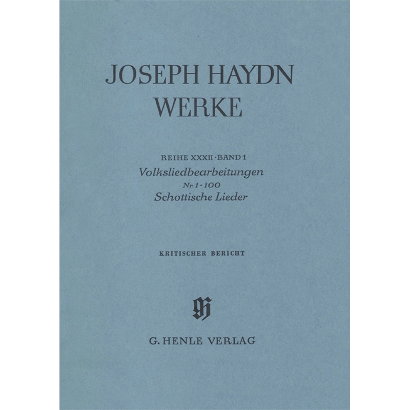 Haydn, Joseph - Arrangements of Folk Songs No. 1 - 100 Scottish Songs