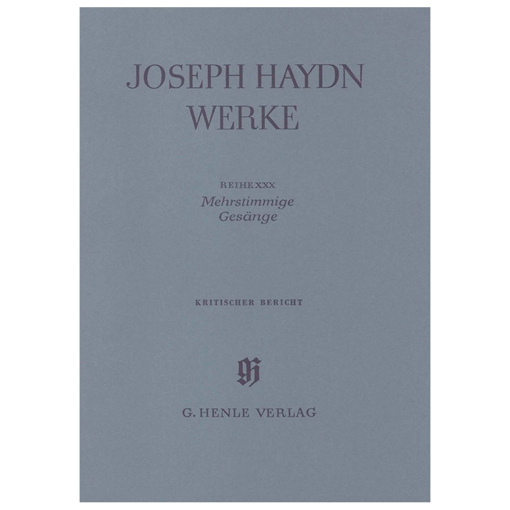 Haydn, Franz Joseph - Songs for several voices 