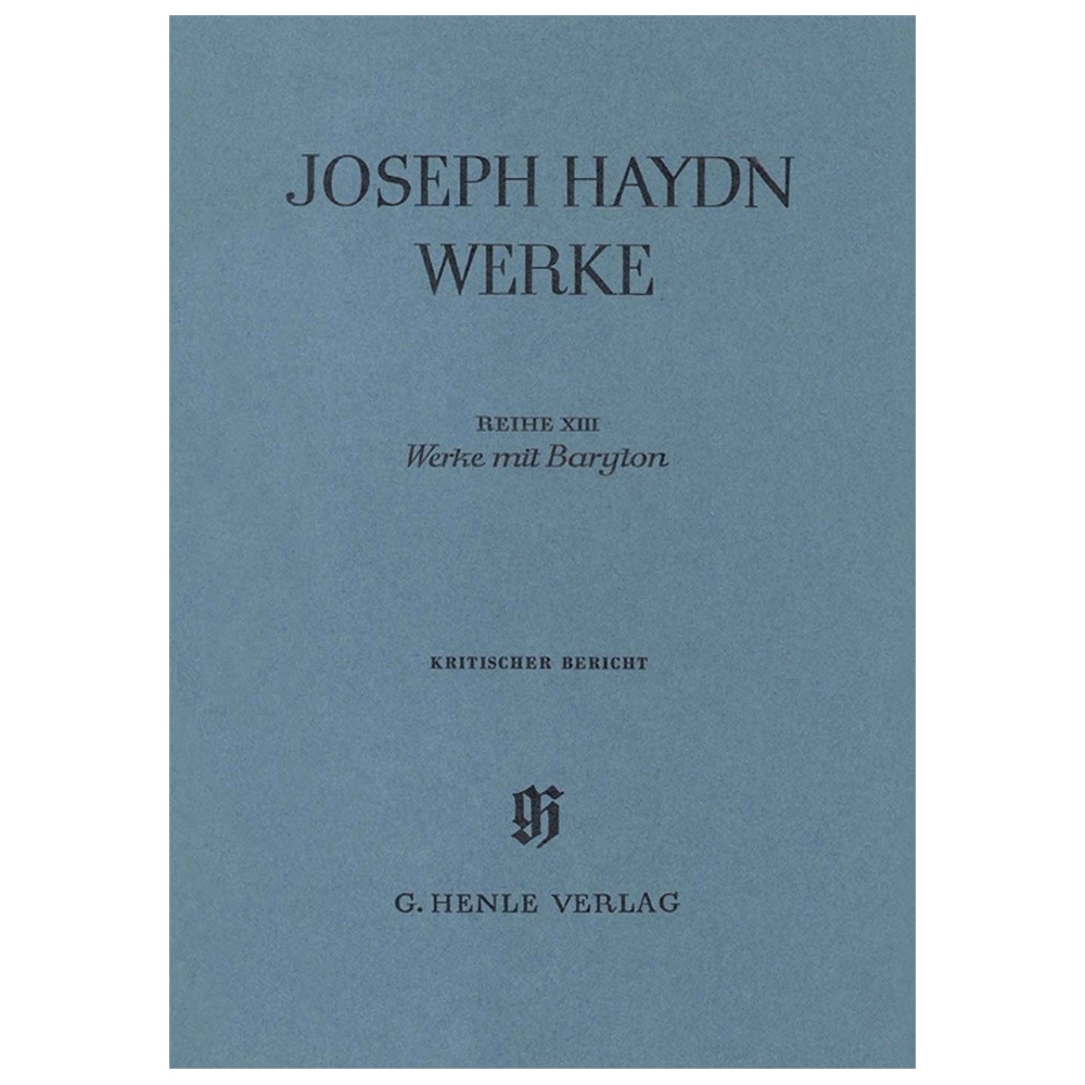 Haydn, Franz Joseph - Works with Barytone 