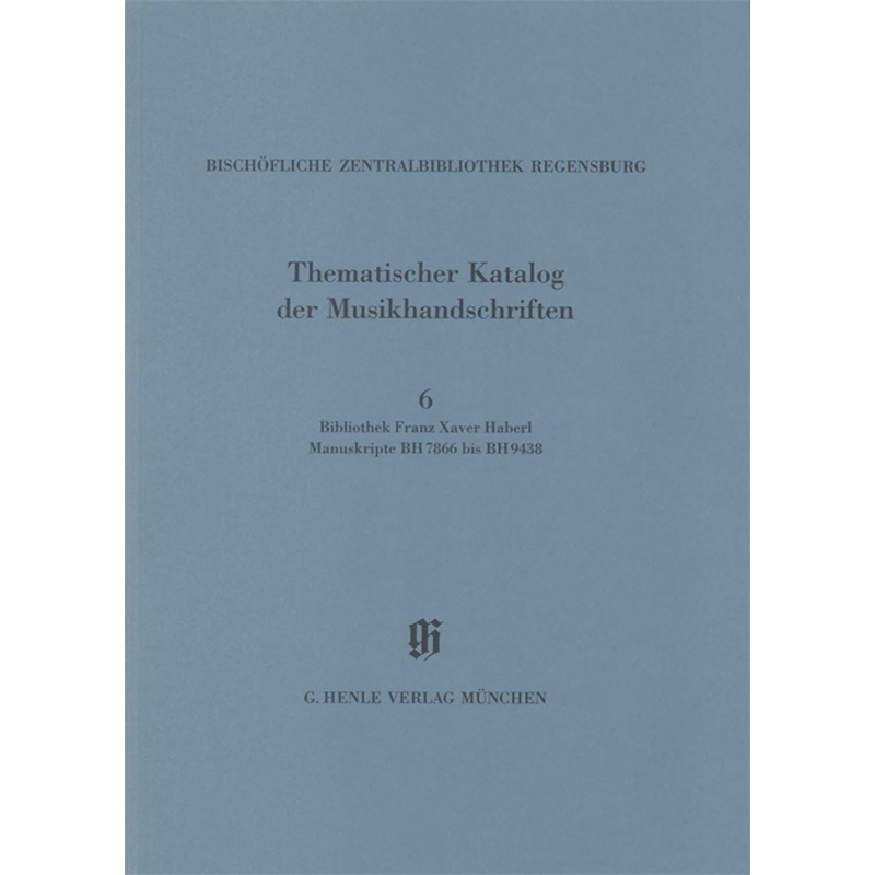 KBM 14/6 Bischöfliche Zentralbibliothek Regensburg 