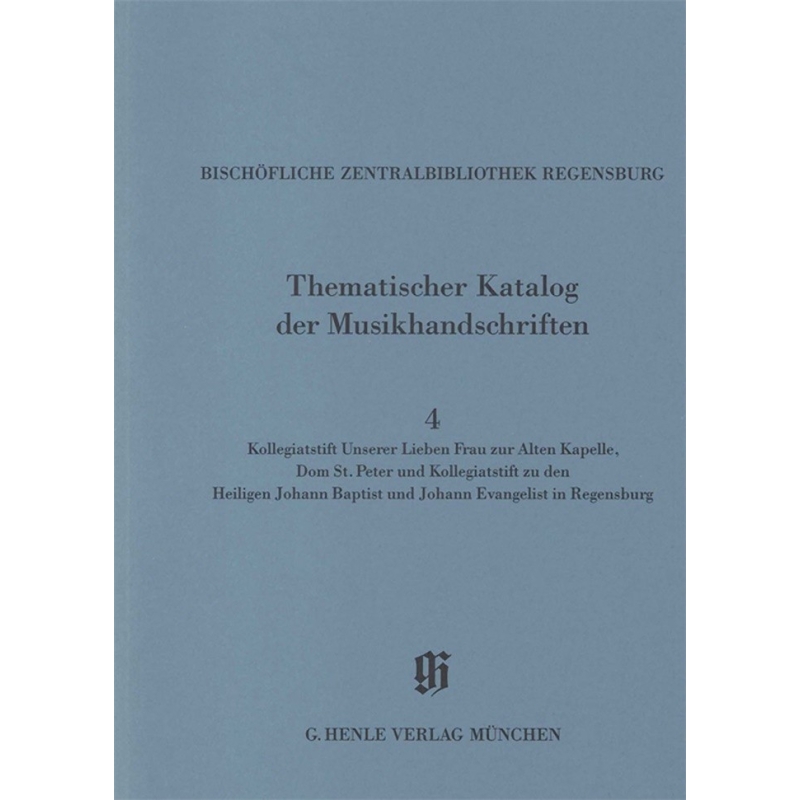 KBM 14/4 Bischöfliche Zentralbibliothek Regensburg 
