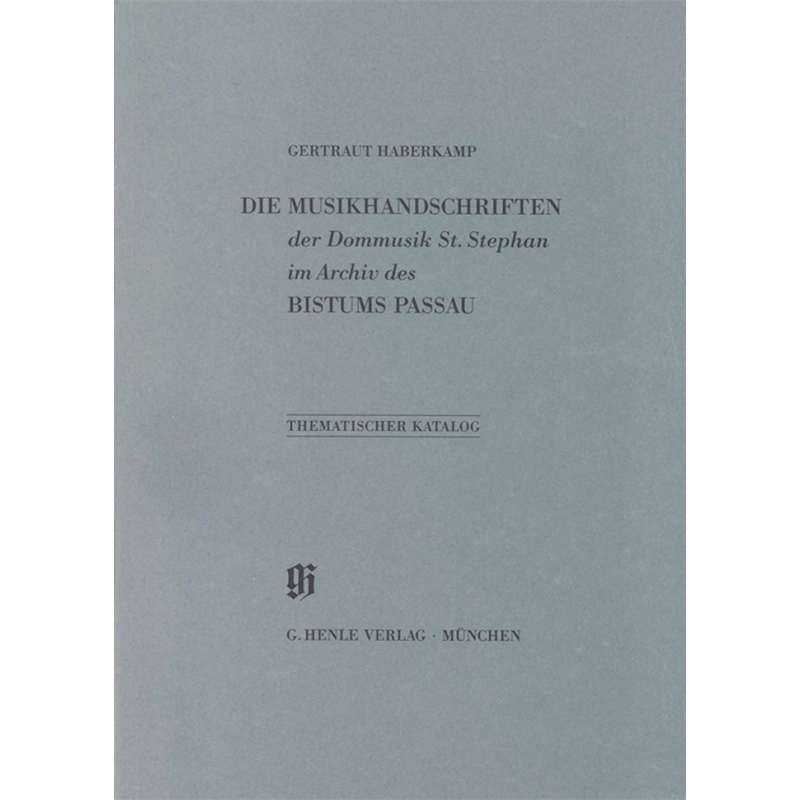 Dommusik St. Stephan im Archiv des Bistums Passau 