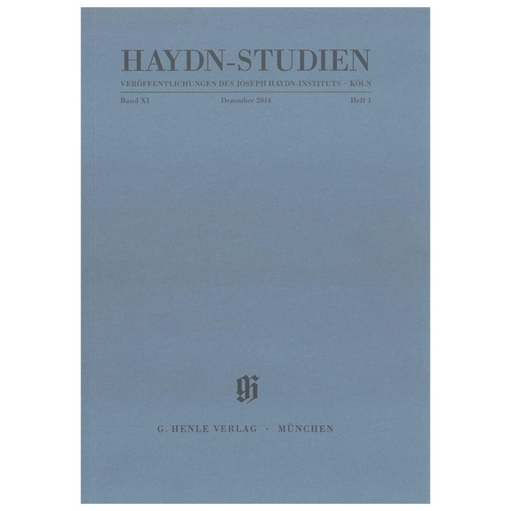 Haydn-Studien Band XI Volume 1 Band XI, Heft 1
