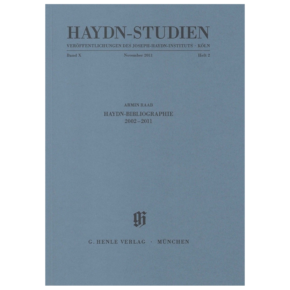 Haydn Studies Vol. 10, No. 2