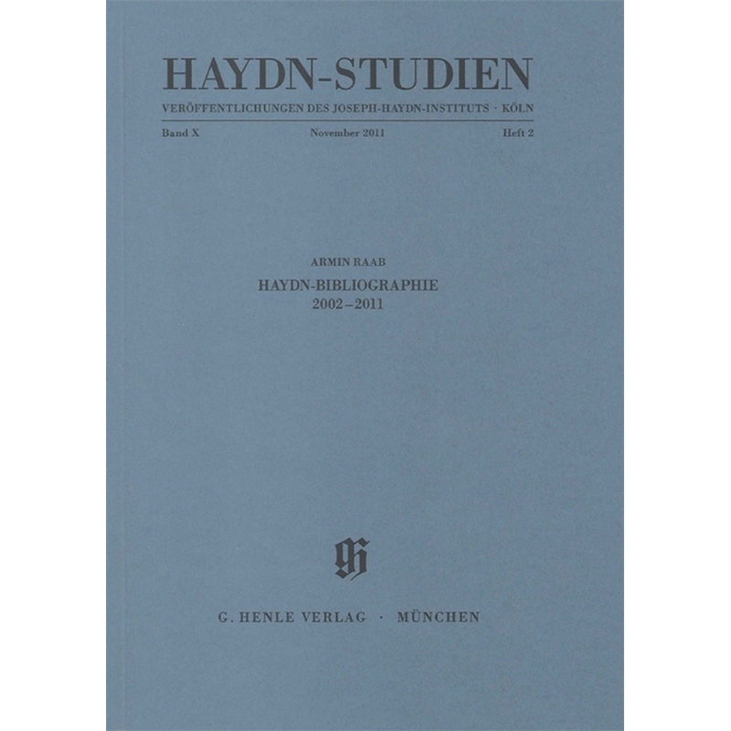 Haydn Studies Vol. 10, No. 2