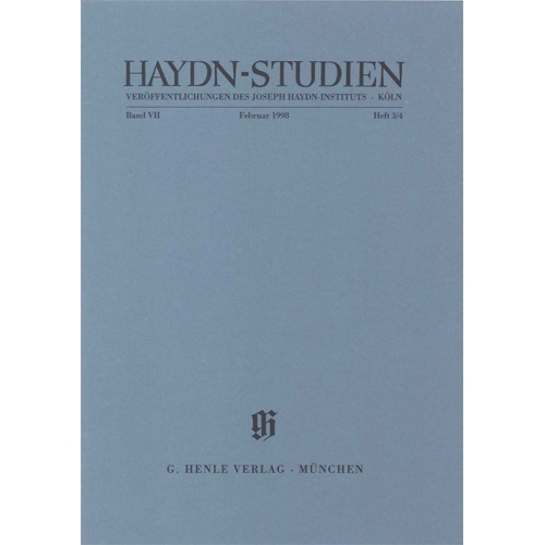 Haydn-Studien, Februar 1998...