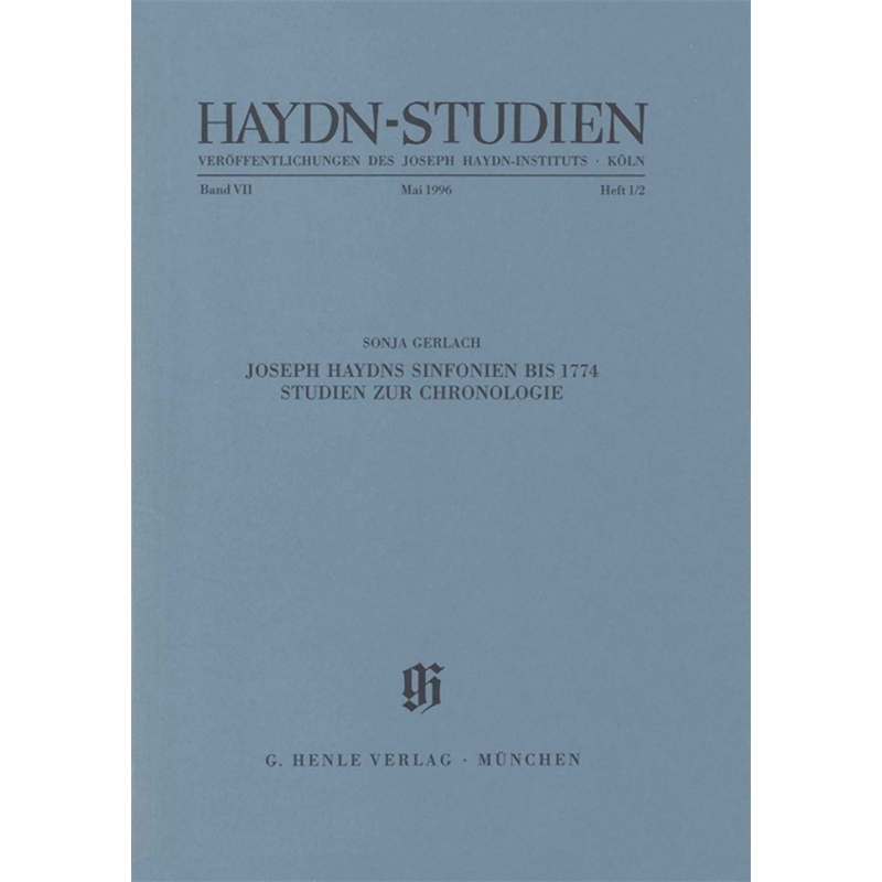 Haydn-Studien Band VII/Heft 1/2