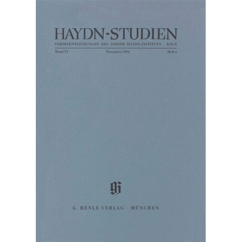 Haydn-Studien, November...
