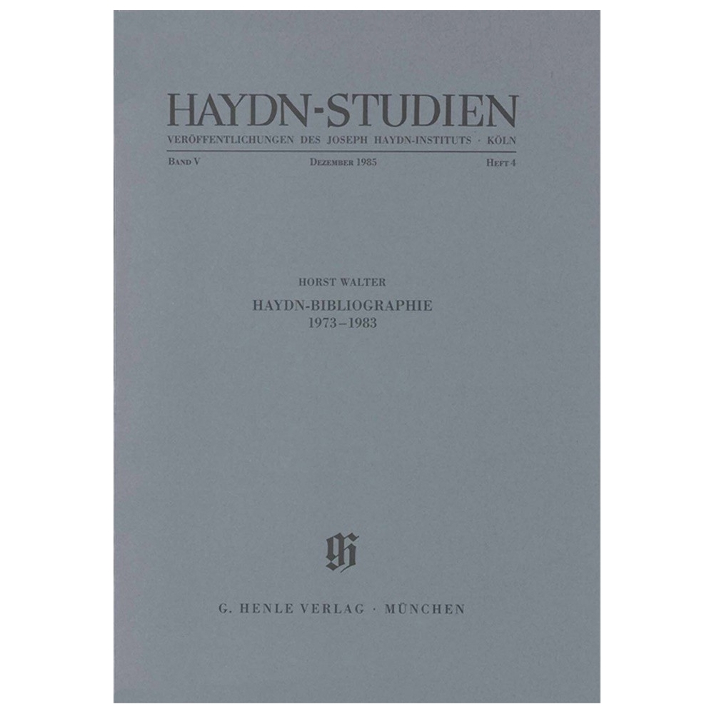 Haydn-Studien Band V/Heft 4