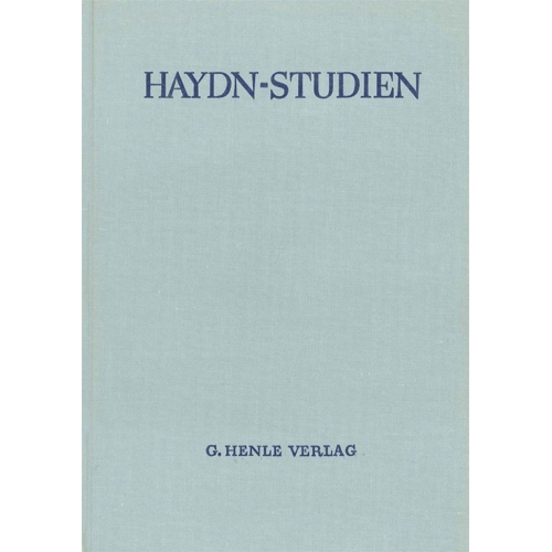 Haydn-Studien Einbanddecke 3 