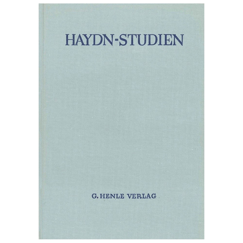 Haydn-Studien Einbanddecke 3 