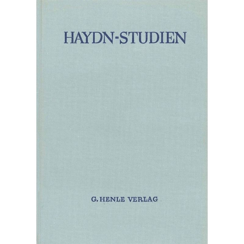 Haydn-Studien Einbanddecke 3 