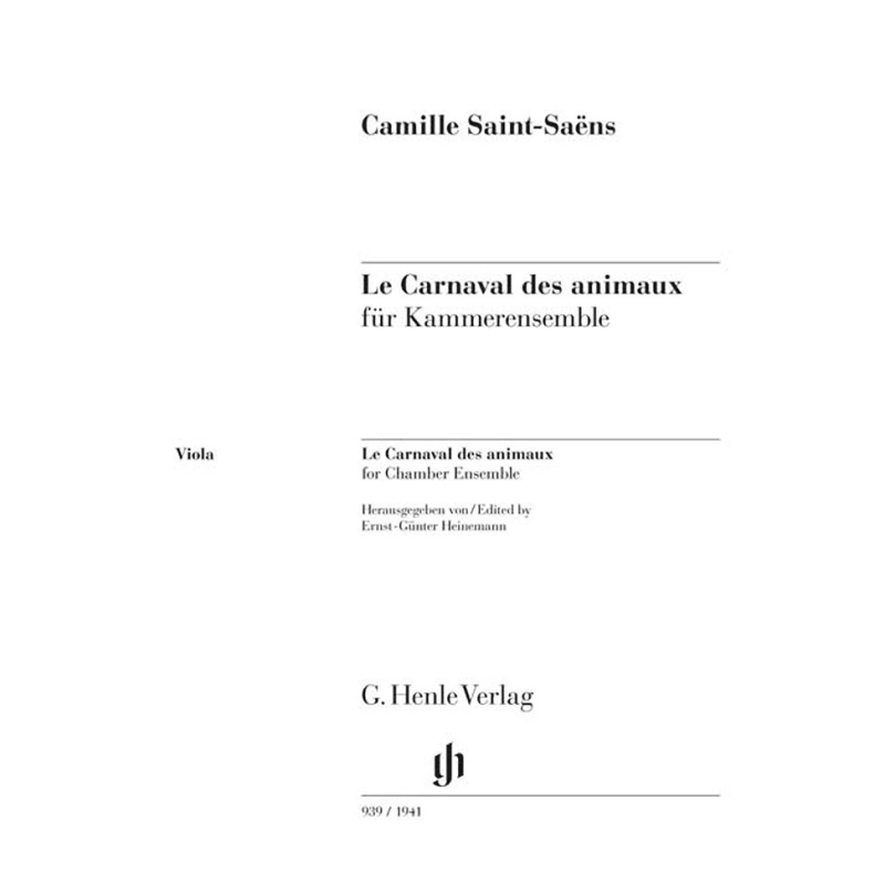 Saint-Saëns, Camille - Le Carnaval des animaux 
