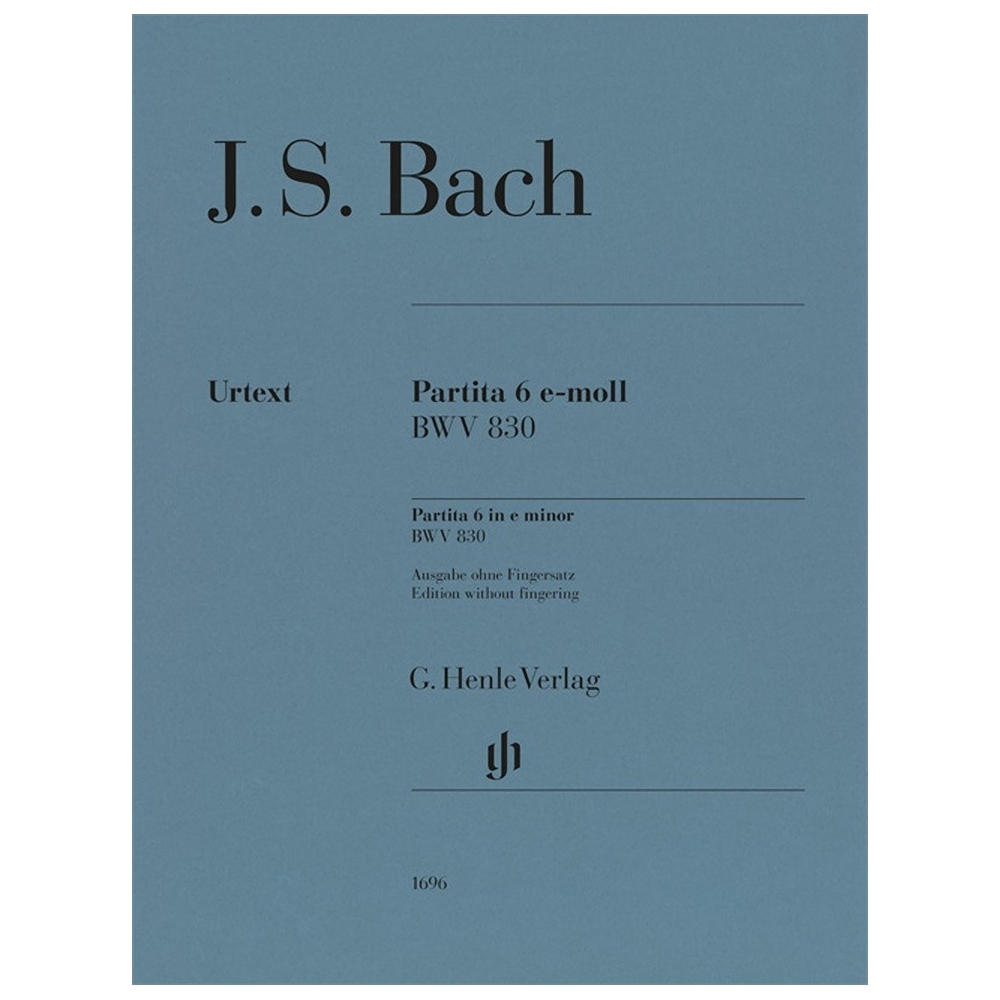 Bach, J.S - Partita 6 in e minor BWV 830 