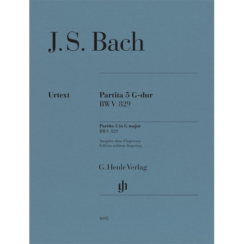 Bach, J.S - Partita 5 in G...