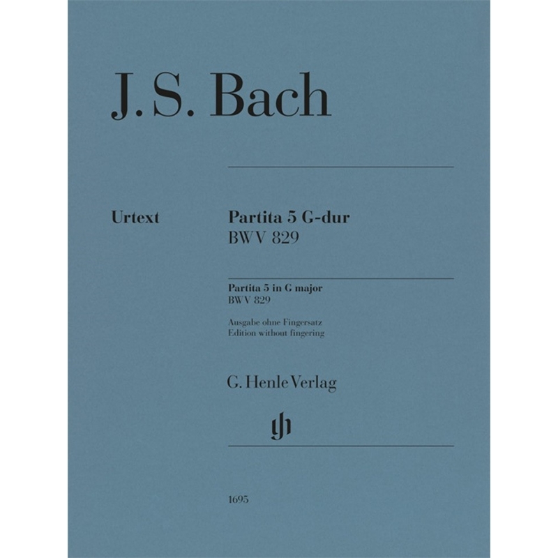 Bach, J.S - Partita 5 in G major BWV 829
