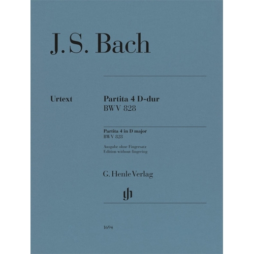 Bach, J.S - Partita 4 in D...