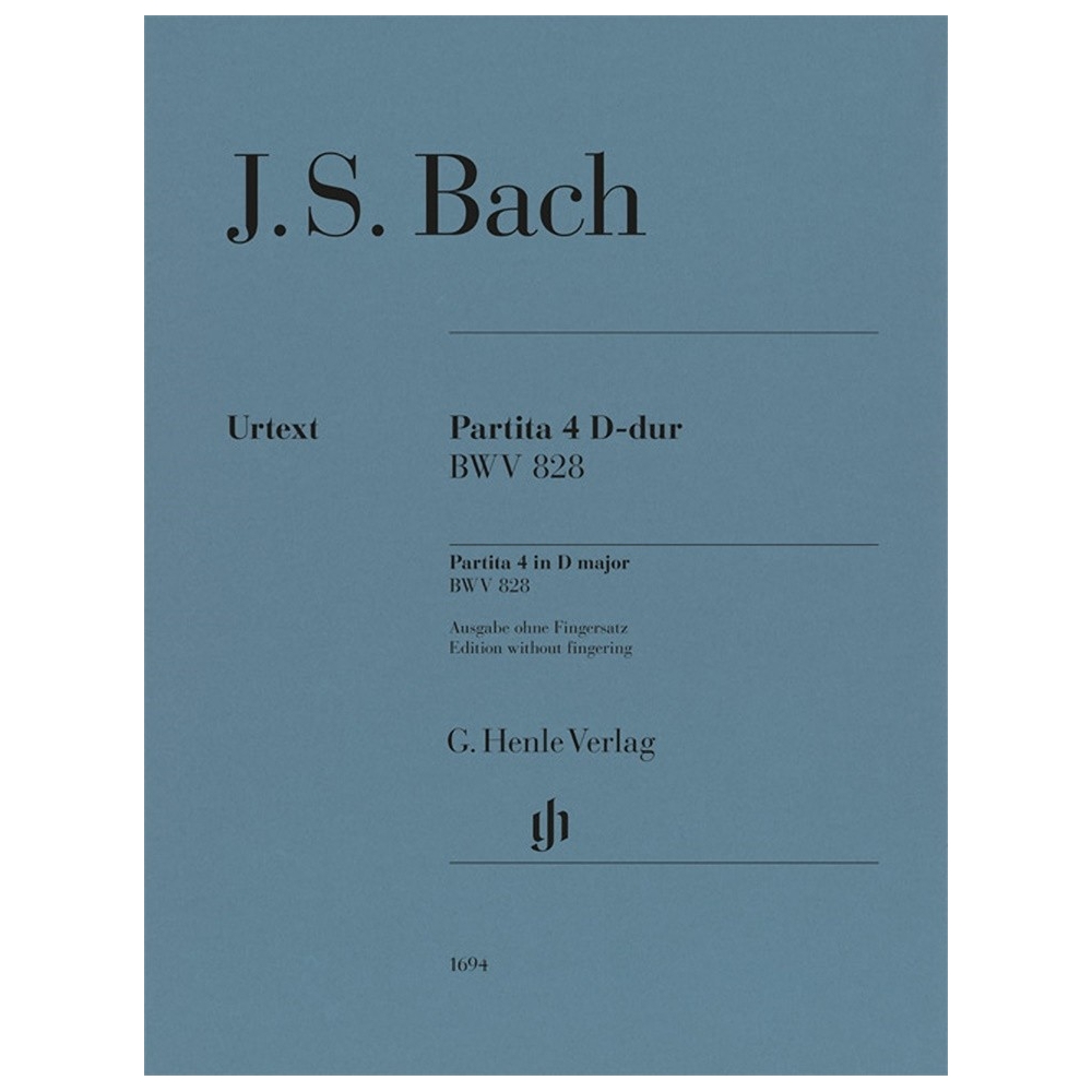 Bach, J.S - Partita 4 in D major BWV 828 