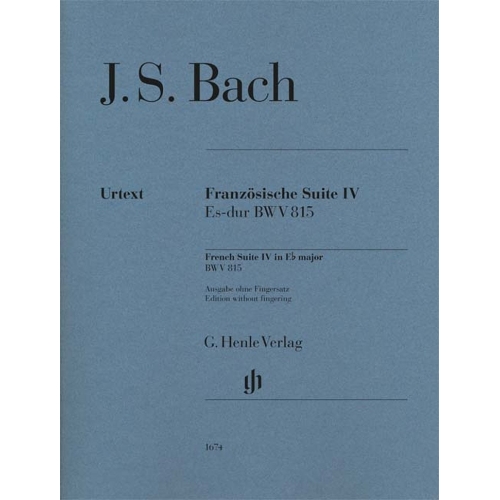 Bach, J.S - French Suite IV...