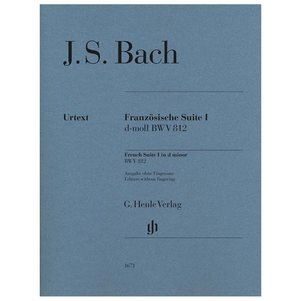 Bach, J.S - French Suite I BWV 812 