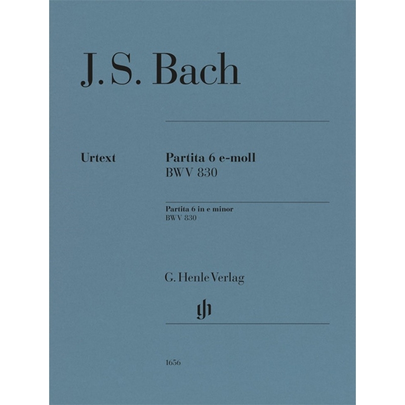 Bach, J.S - Partita 6 in e minor BWV 830