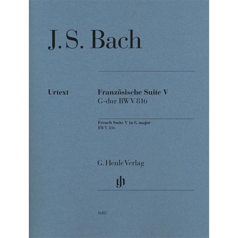 Bach, J.S - French Suite V BWV 816 