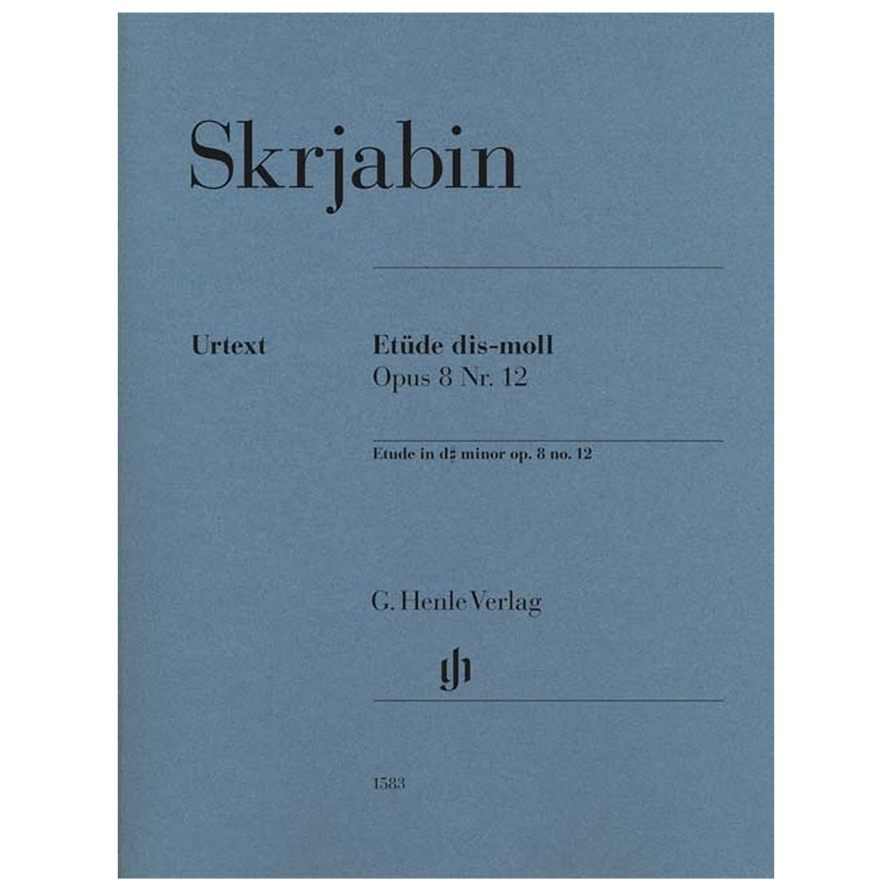 Scriabin, Alexander Nikolayevich - Etude d sharp minor op. 8, Nr. 12 