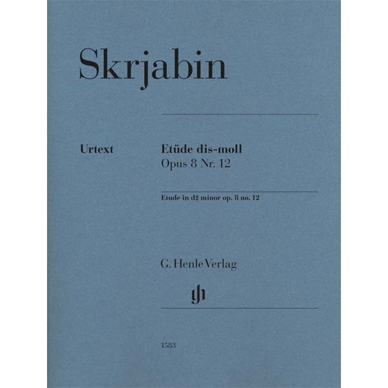 Scriabin, Alexander Nikolayevich - Etude d sharp minor op. 8, Nr. 12 