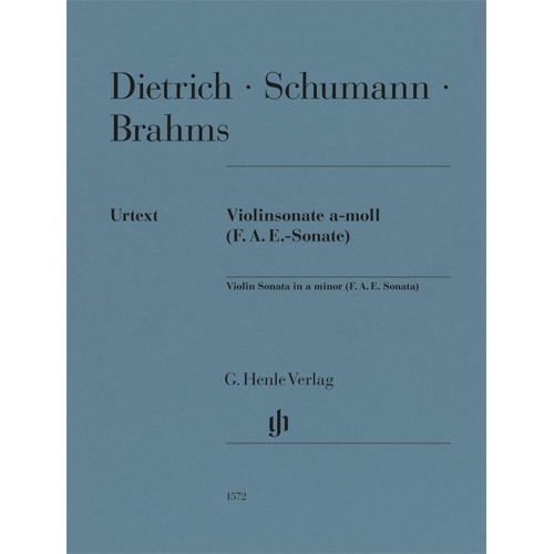 Violin Sonata a minor (F. A. E. Sonata) 