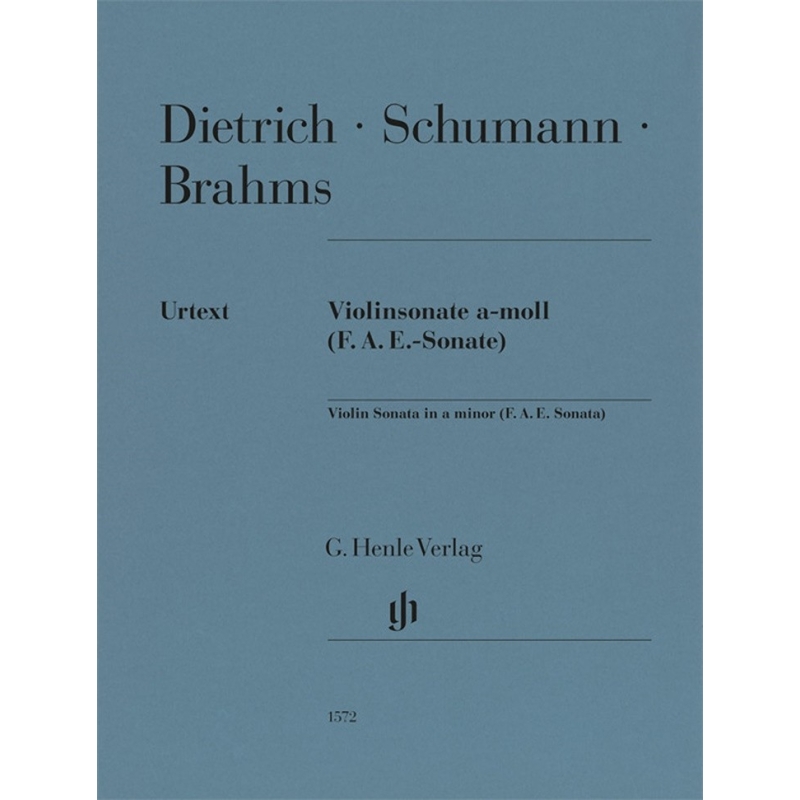 Violin Sonata a minor (F. A. E. Sonata) 