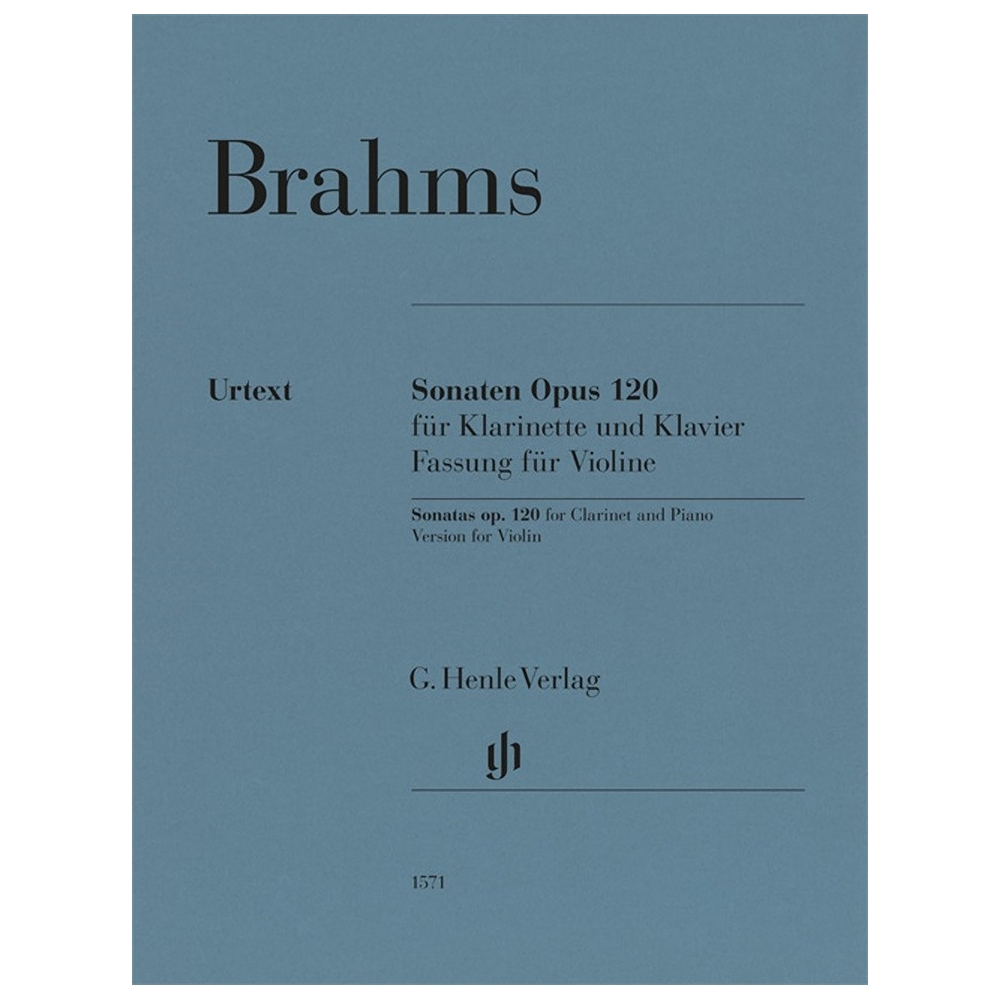 Brahms, Johannes - Sonatas op. 120 for Clarinet and Piano