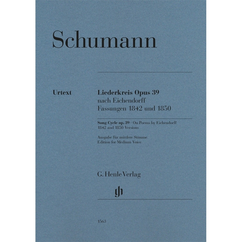 Schumann, Robert - Liederkreis op. 39 nach Eichendorff op. 39 