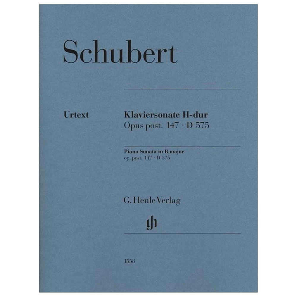 Schubert, Franz - Piano Sonata B major op. post. 147 D 575 