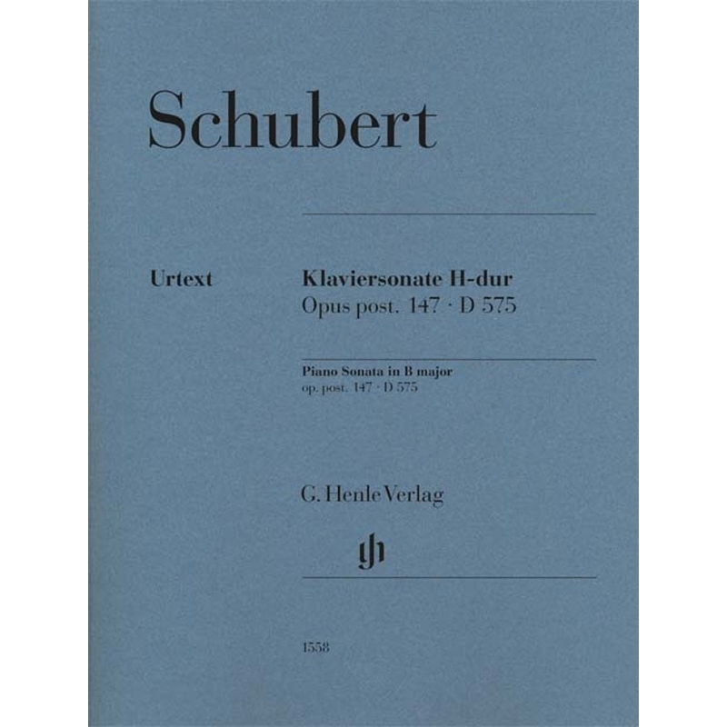 Schubert, Franz - Piano Sonata B major op. post. 147 D 575 