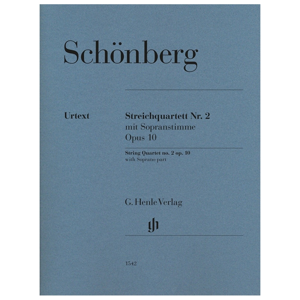 Schoenberg, Arnold - Streichquartett Nr. 2 op. 10 op. 10 