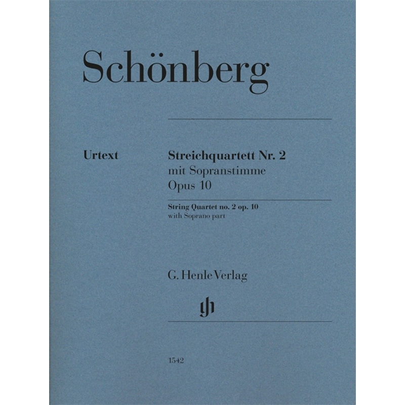 Schoenberg, Arnold - Streichquartett Nr. 2 op. 10 op. 10 