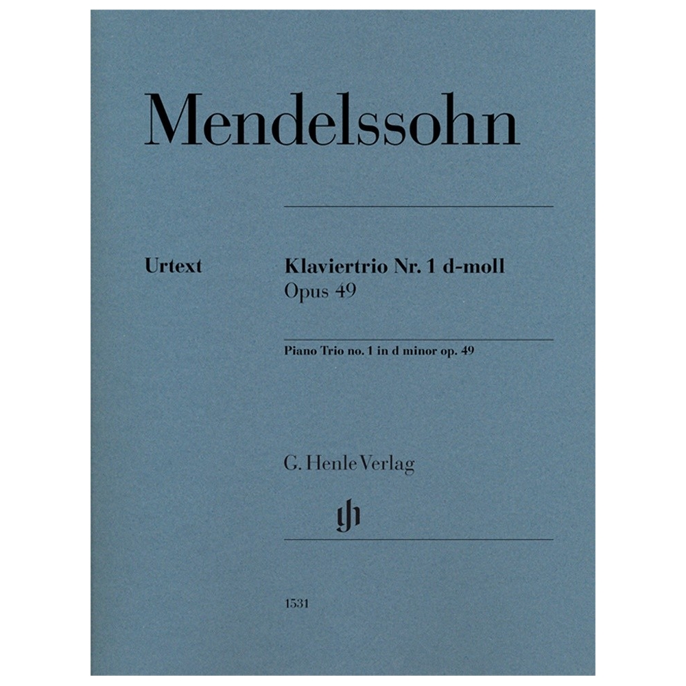 Mendelssohn Bartholdy, Felix - Piano Trio no. 1 in d minor op. 49