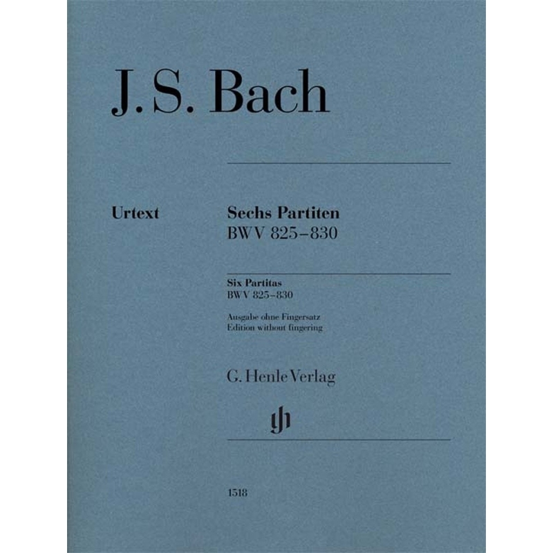 Bach, J.S - Six Partitas BWV 825-830 BWV 825-830 