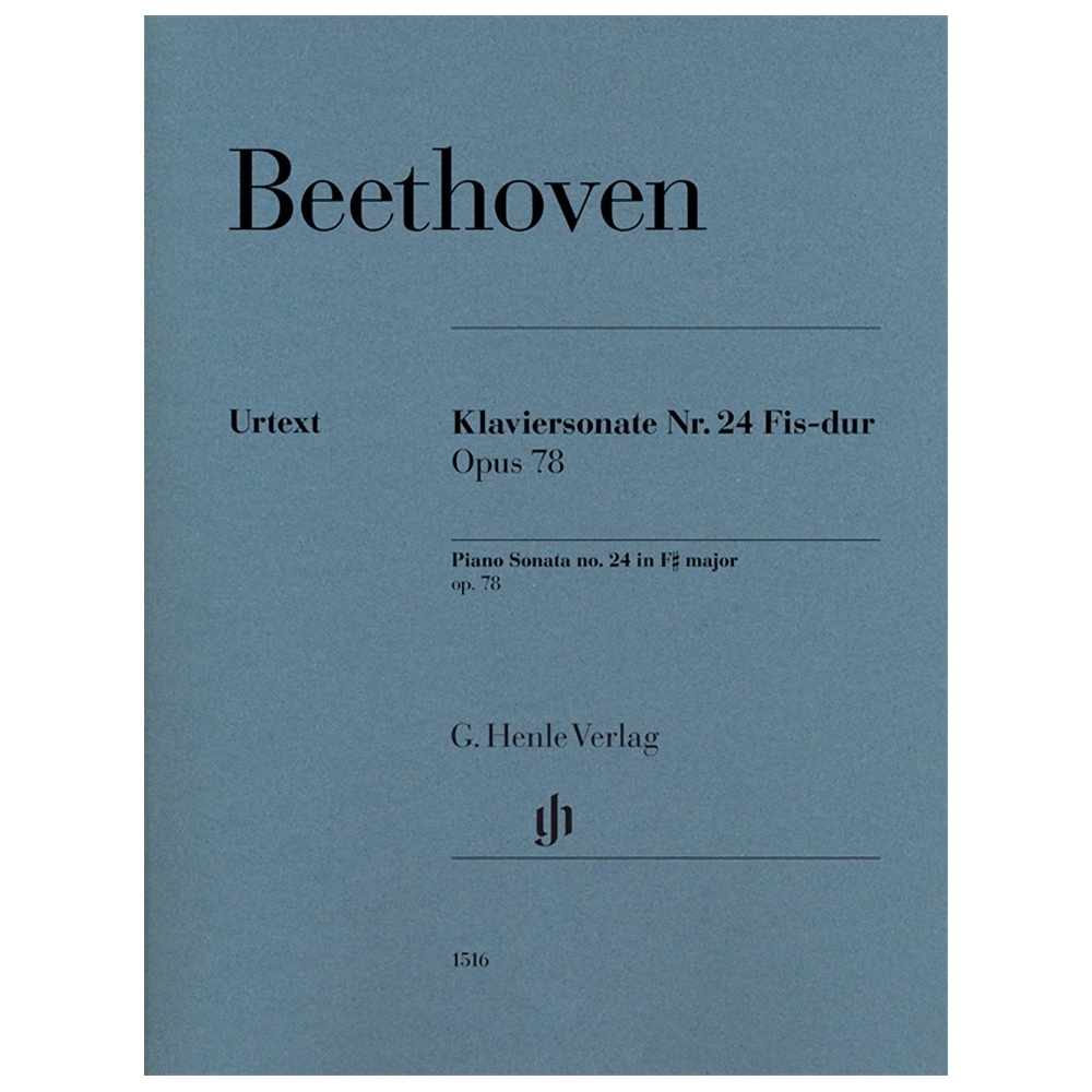 Beethoven, L.v - Piano Sonata no. 24 F sharp major op. 78