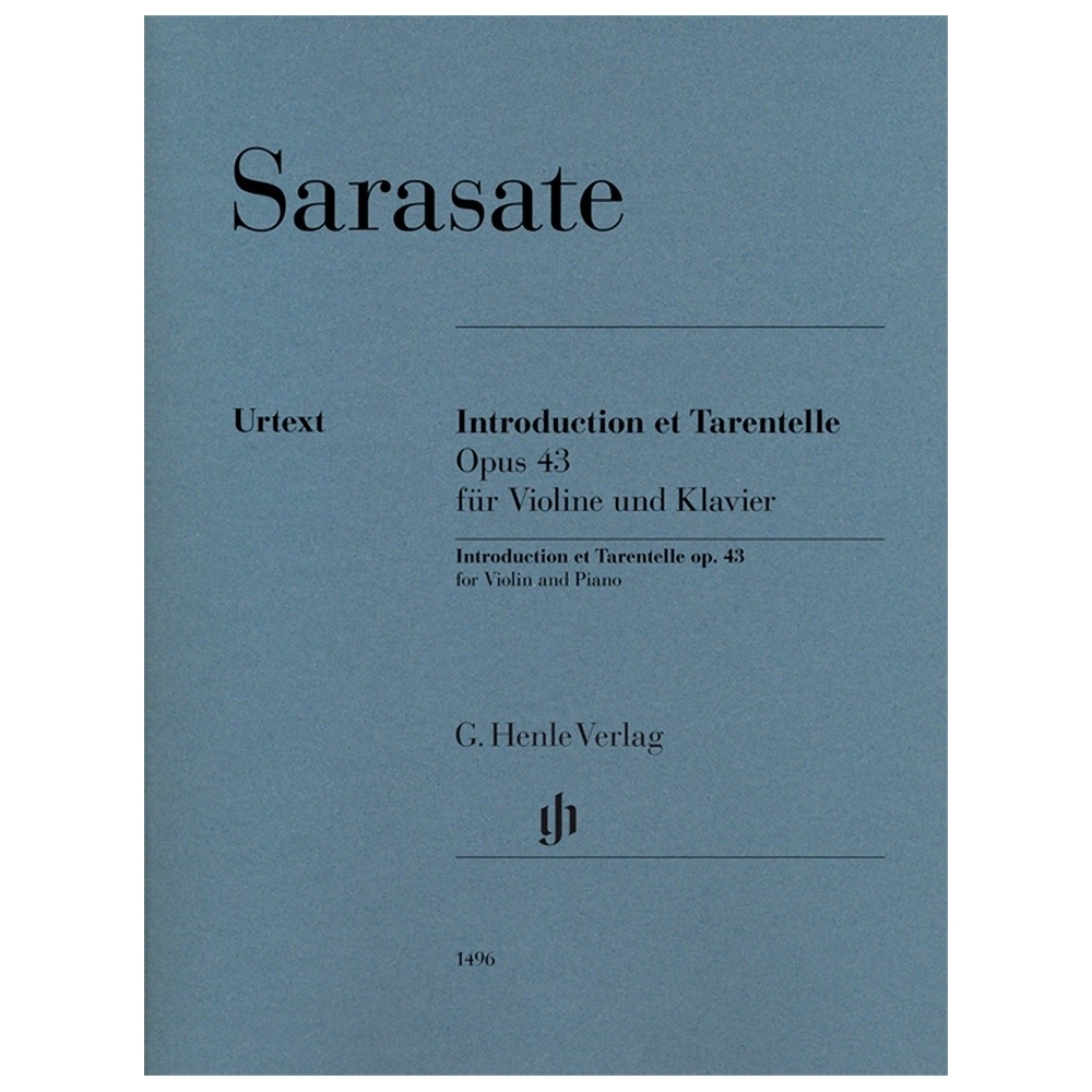 Sarasate y Navascuez, Martín Melitón Pablo de - Introduction et Tarentelle op. 43 