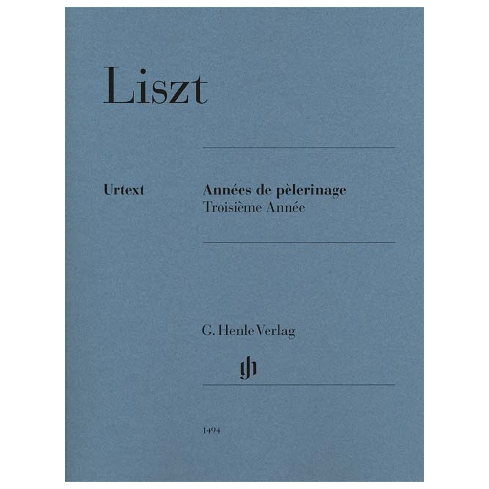 Liszt, Franz - Années de Pèlerinage, Troisième Année 