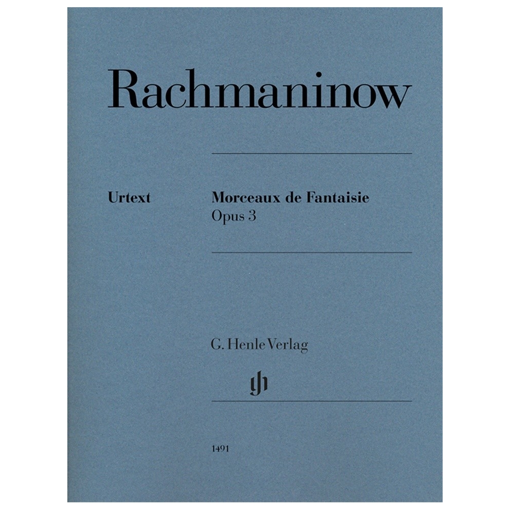 Rachmaninoff, Sergei Wassiljewitsch - Morceaux de fantaisie op. 3 