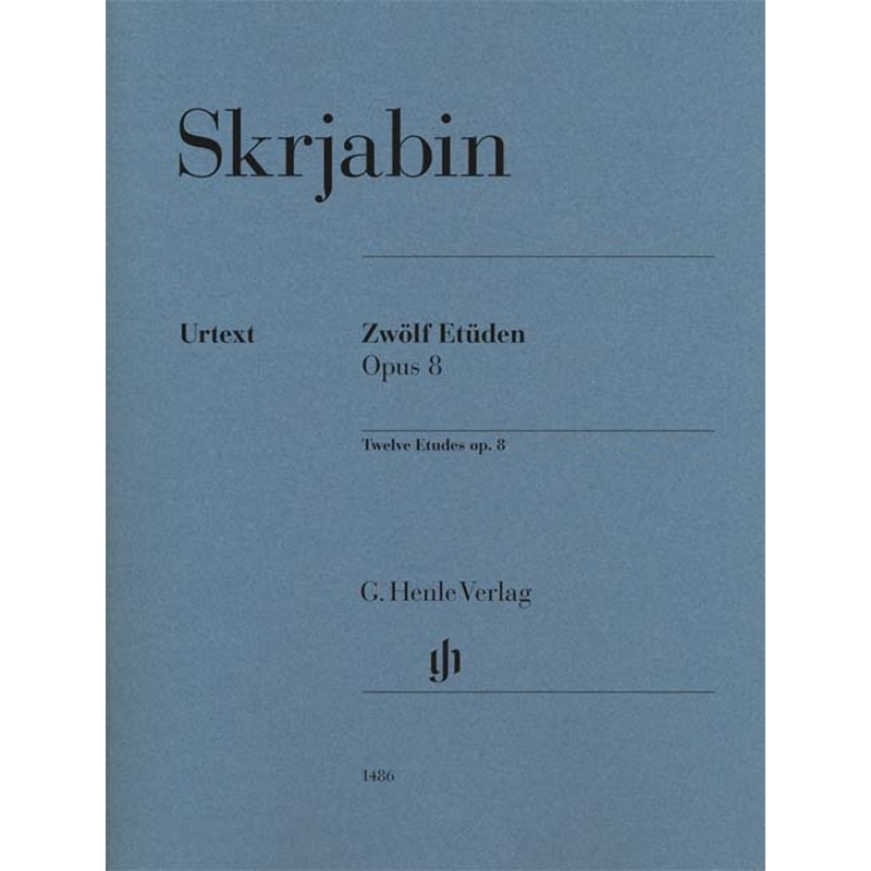 Scriabin, Alexander Nikolayevich - Twelve Etudes op. 8 