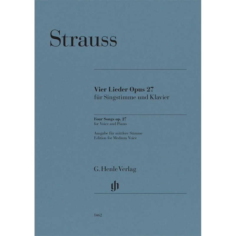 Strauss, Richard - Four Songs op. 27 op. 27 
