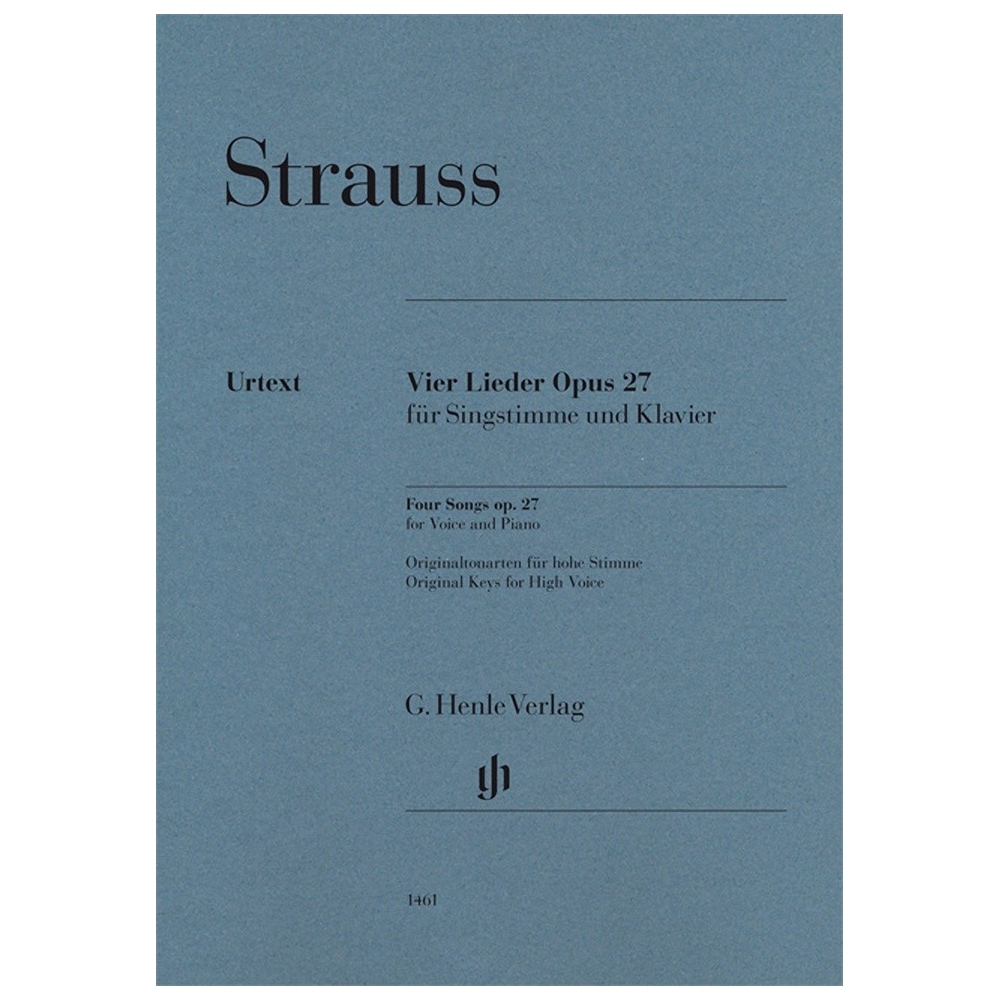 Strauss, Richard - Four Songs op. 27 op. 27 