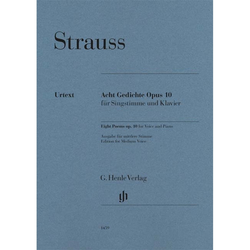 Strauss, Richard - Eight Poems op. 10 