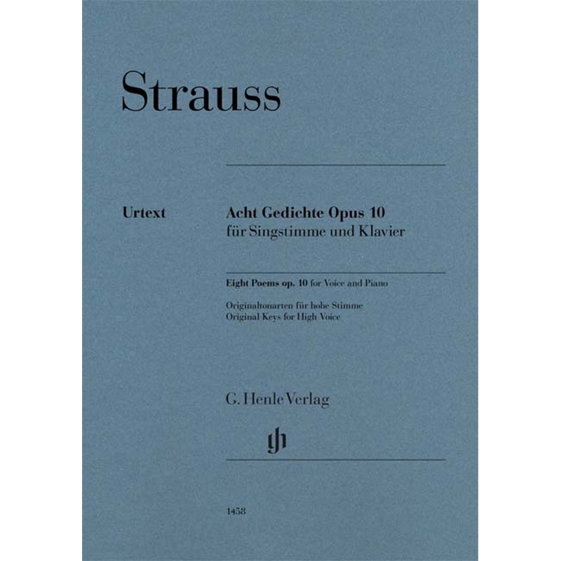 Strauss, Richard - Eight Poems op. 10 op. 10 