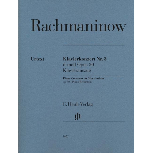 Rachmaninoff, Sergei Wassiljewitsch - Piano Concerto no. 3 op. 30 